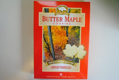 Butter Maple Shortbread Cookies