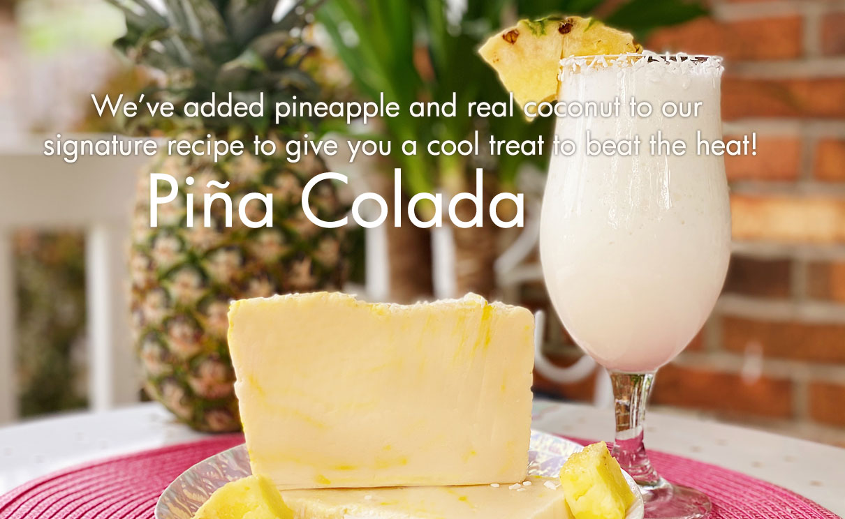 Pina Colada drink with fudge and pineapple