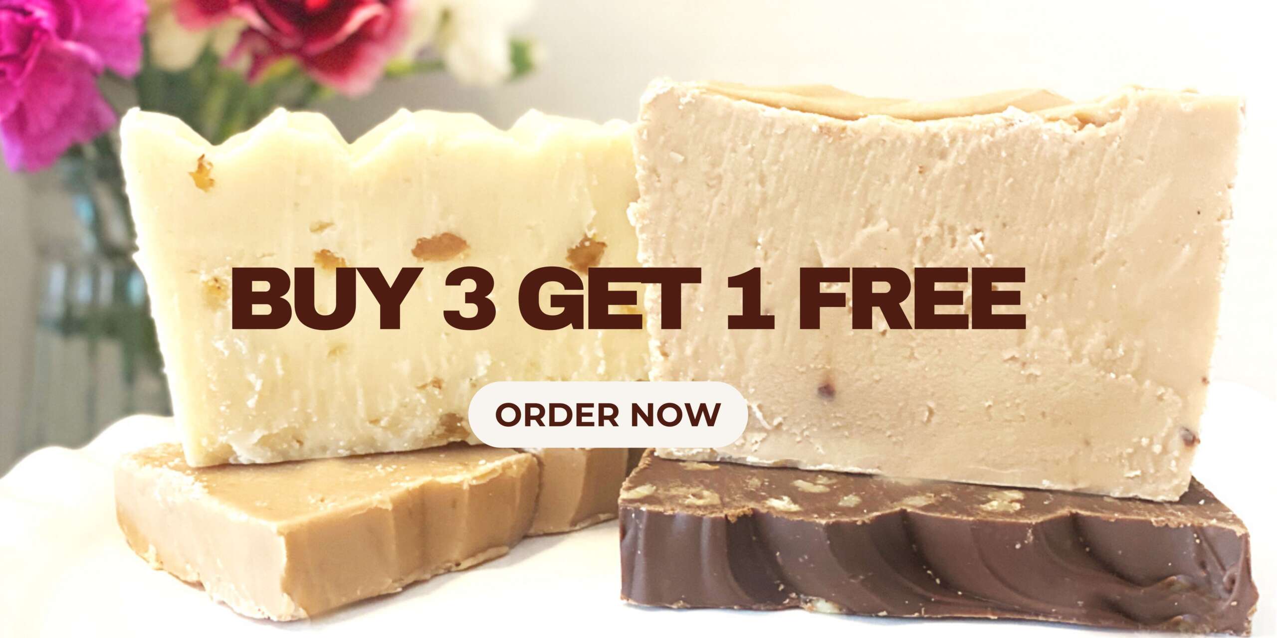 Photo of 4 pieces of fudge for the buy 3 get 1 free