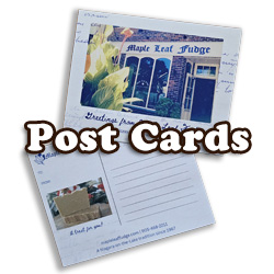 Maple Leaf Fudge Postcards